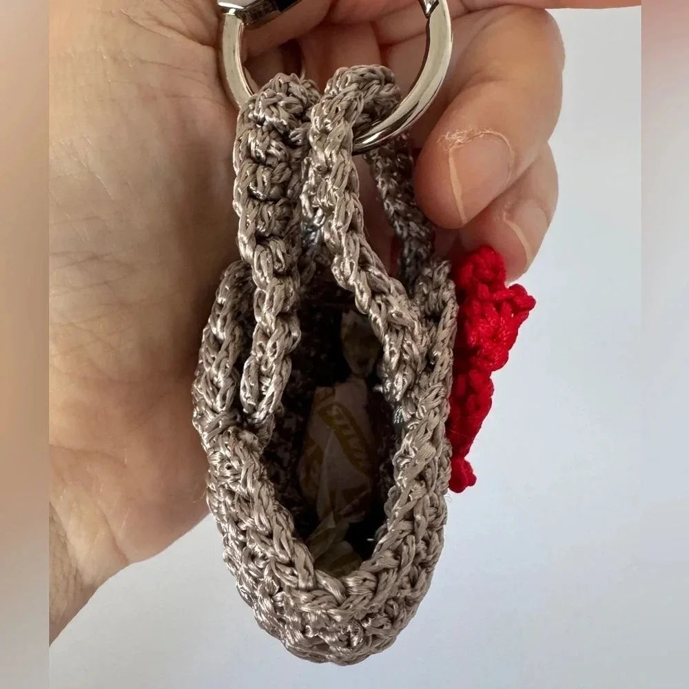 NWT Handmade Mini Flower Purse Keychain $25 EACH